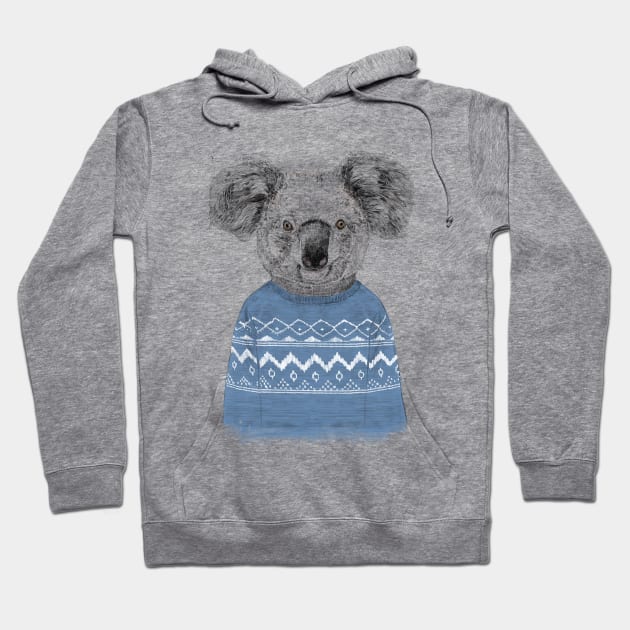 Winter koala Hoodie by soltib